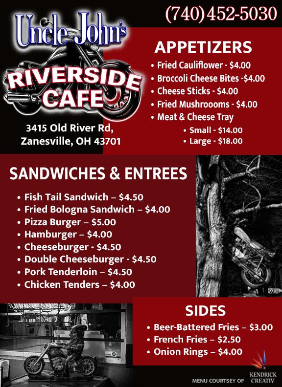 Riverside Cafe Menu image 1